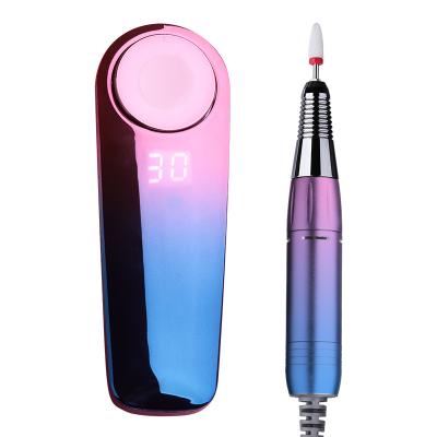 China Newest Stable Performance Nails Drill 30000RPM Speed Control Cordless Portable Nail Drill Handpiece Drill For Nail Beauty for sale