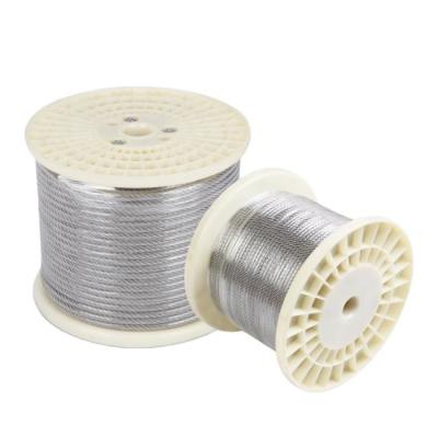China 0.3mm - 1mm Ss 304 1x7 Cabo de arame de aço inoxidável GB AiSi Standard 300 série à venda