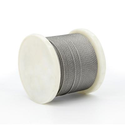 China 8*19W+IWR 8mm - 32mm Ss Wire Rope Silver For Sluice Gate Smooth Operation for sale