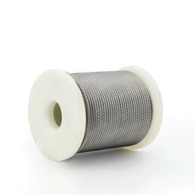 China 304 316 7x7 cuerda de alambre de acero inoxidable para una flexibilidad y resistencia moderadas en venta