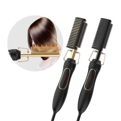 China Home Profe Straighten Soft Hot Straighting Comb Multi Functional Hair Straightener for sale