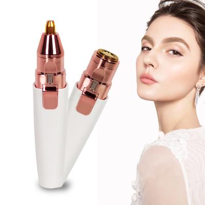 China Electric Eyebow Hair Trimmer Logo Makeup Pen Portable Hair Remover Usb Eyebrow Trimmer for sale