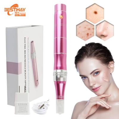 China Anti-puffiness New Arrival Variable Speed Led Needle Cartridge Microneedling Derma Pen Needles for sale
