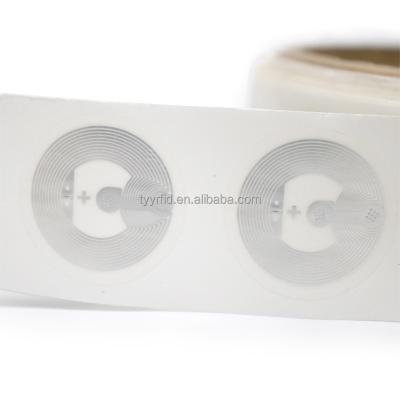 China NFC Wet Inlay Waterproof / Waterproof RFID Antenna Inlay Ntag213 Chip Access Control Card 13.56Mhz 11*26mm 40*40mm Finished Product for sale
