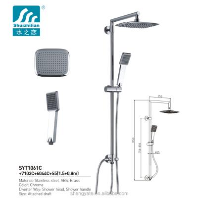 China Thermostatic Faucets SYT-1061C EN1113 Certificate Stainless Steel Shower Set for sale