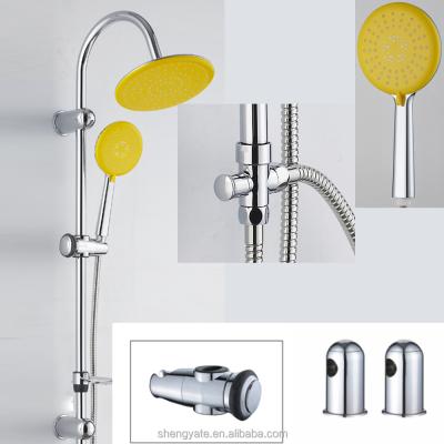 China With diverter SYT-1028 stainless steel shower kit, shower set with hand shower head for sale