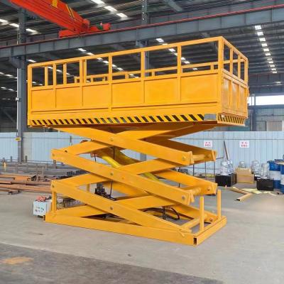 China Small hydraulic scissor lift portable industrial lift table for sale fixed all-electric lifting platform for sale