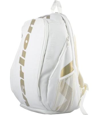 China Custom PU Leather Professional Racket Sport Leather Backpack for sale