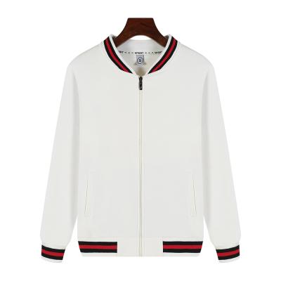 China Custom LOGO Stand Collar Cotton Zip-Up Cotton Hoodie Sports Baseball High Quality Unisex Jacket Breathable for sale