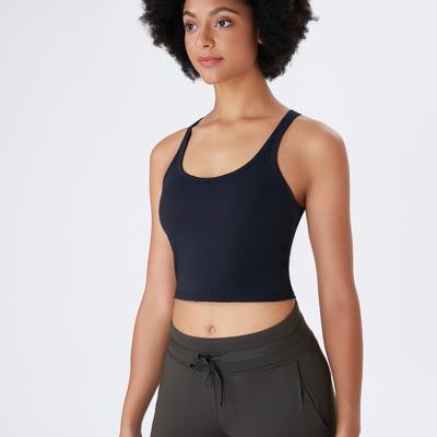 China Breathable High Quality Customized Quick-drying vest women's sports vest women's gym sports yoga working bra for sale