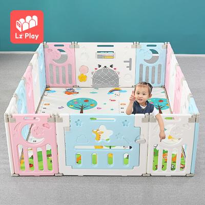 China Sustainable& Environmentally& Hot Sale C-WL125 Baby Playpens Installation Lzplay 1 MOQ Friendly Single E-commerce Factory Direct Sales for sale