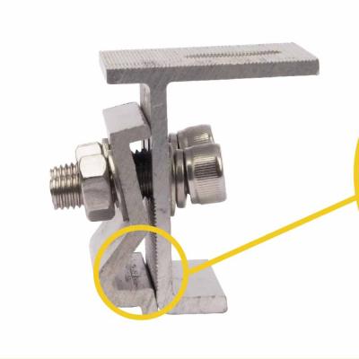 China Quick Installation Solarborn Solar Ground Panel Mounted Mounting Bracket System Straight Seam Type - 2 Structure Solar Bracket System For Roof for sale
