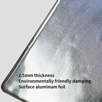 China 2.5 mm glänzende Dämpfung Vibrationsreduktionspad / Automotive Schall- und Wärmedämmung zu verkaufen