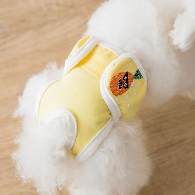China Sustainable Female Dog Diaper Products , Washable Reusable Absorbent Cloth Dog Diapers for sale