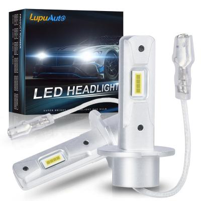 China Super Bright H3 LED Headlights Canbus Bulb 60W 12000Lm 6000K 3000K Csp Chips For Auto LED H3 Driving Fog Lights 12V 125I for sale
