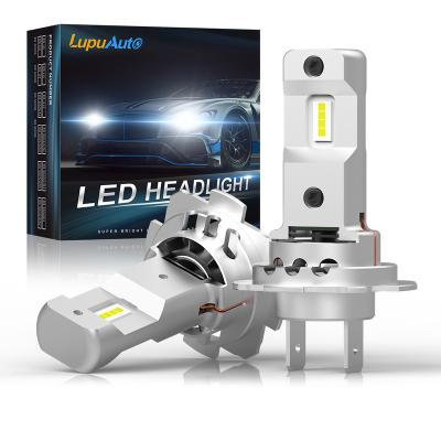 China 2Pcs Canbus H7 LED Headlights 1:1 Mini Size Headlight Radio 18000LM CSP Chips 55W Led H7 Light for Car Bulb 6500K White 124 Spider (348_) for sale