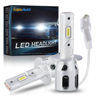 China H3 LED Headlight Bulb Mini 20000LM 6500K CSP Super Bright High Low Beam Lamps For Car Fog Lights 12V White Automobile 440I for sale