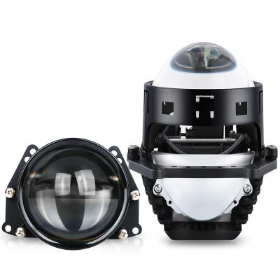 China 120W 3inch Bi Led Projector Lenses for H4 H7 Led Headlights 3R G5 H1 9005 9006 Retrofit 40000LM Hyperboloid Kits 124 Spider (348_) for sale