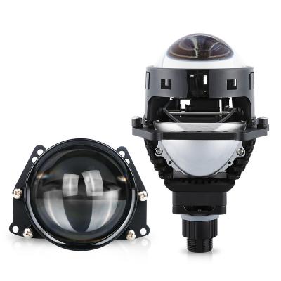 China 3.0 Inch Bi Led Projector Lens For H4 H7 Led Headlights 3R G5 H1 120W 9005 9006 Retrofit 40000LM Hyperboloid Kits 124 Spider (348_) for sale