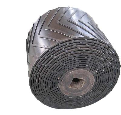 China Herringbone Pattern Rubber Conveyor Belts for Smooth Material Conveying for sale