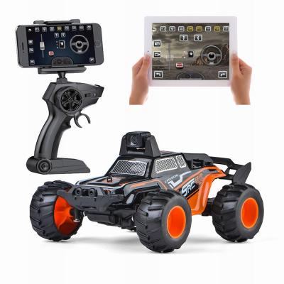 China Popular Mini 1/32 Scale 4WD Car 2.4G Off Road App Controlled Electric Drift Car With Camera FPV APP RC Stunt Racing High Speed Truck For Kid for sale