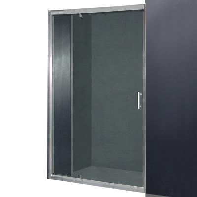 China Modern Complete Straight Shower Door With Hinge Shower Tempered Glass Door Straight Shower Room for sale