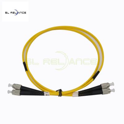 China CE ROHS 3m Single Mode Duplex Patch Cord Fc To Fc Fiber Optic Cable for sale