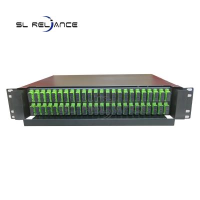 중국 2U ODF 섬유 광학 패치 패널 랙 캐비닛 48port 96Core SC APC 패치 패널 판매용