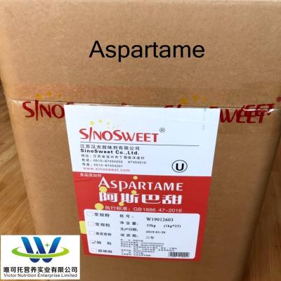 Chine Additifs alimentaires en poudre édulcorants Aspartame avec ressources naturelles et FCC/USP/BP/EP à vendre