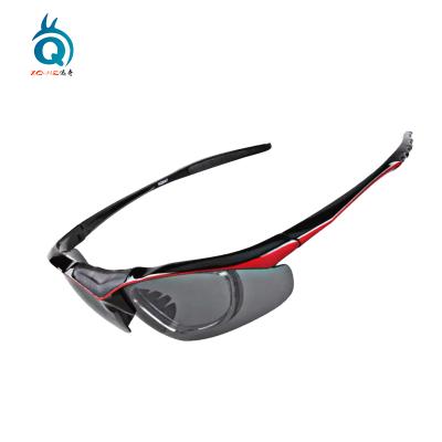 China Sports glasses 2021 5 glass cycling glasses shape sports custom sunglasses for sale