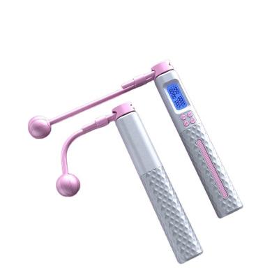 China Latest 2021 Plastic Product Weighted Wireless Skipping Rope Led PVC Heavy Smart 3m Digital Speed Jump Rope for loseing to reduce weight for sale
