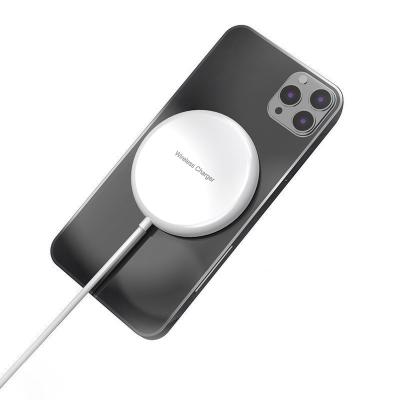 China High Speed 15w Qi Wireless Charger Desktop Protective Pad Magnetic Wireless Fast Charging Stand For iPhone 12 for sale