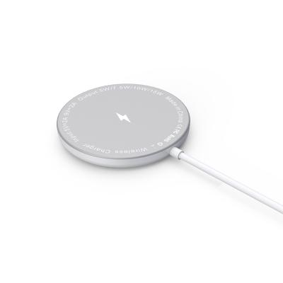 China High Speed Rotating Magnetic Wireless Charger For iPhone 12 Pro Magnet Charger Type C Pad Rock Fast Charging Center For Apple for sale