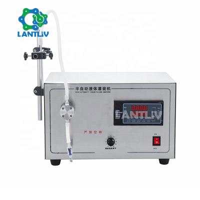 China Food Guangzhou Perfume Liquid Eye Drop Filler Machines Single Semi-automatic Small Volume Magnetic Pump Speed Spout Liquid Filling Machine for sale