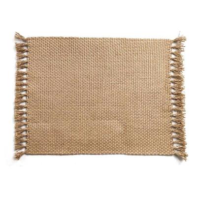 China Plain High Grade Natural Jute Area Rug Home Table Cloth Home.Restaurant.Bar.Hotel for sale