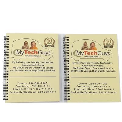 China Cheap custom color spiral hardcover spiral blank diary notebook printing with black pages for sale