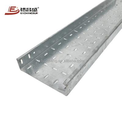 China Steel Customized 300x50 Electrical SS 304/316 Waterproof Rustproof Cable Tray Hot Dipped Galvanized Cable Trays sheet metal bending for sale