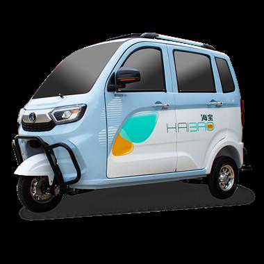 China Cartoon Electric Passenger Tricycle Road Legal 3 Wheel Enclosed Electric Tricycle for sale