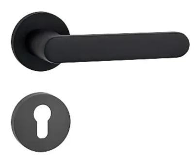 China Modern Style Door Lock Handle with Surface Mounted Installation Aluminum Alloy Material for sale
