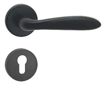 China Indoor Door Lock Handle Made of Aluminum Alloy Door Thickness 35-60mm Sleek and Modern Design for sale
