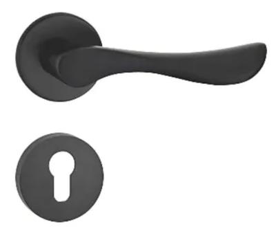 China Aluminum Alloy Door Lock Handle in Modern Style and Design for Surface Mounted Installation for sale