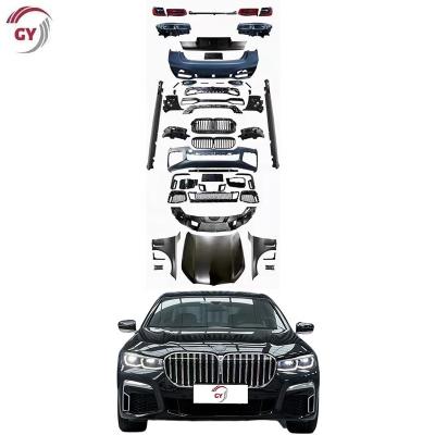China Automotive PP Parts Body Kit For BMW 7 Series G11 Facelift 2023 G11 G12 Hood Dampers Side Skirt Front Rear Car Bumper Headlights for sale