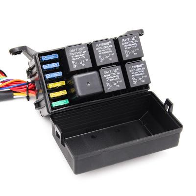 China Automotive Performance Fuse Relay Box 6 Relays 6 Blade Fuses Fuse Holder For Automotive Marine Boat for sale