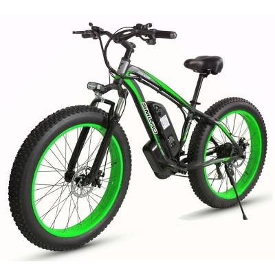 China 26 Inch Rear High Speed Brushless Electric Bike 350W Drive E Tire Fat Bike Snow Running Type for sale