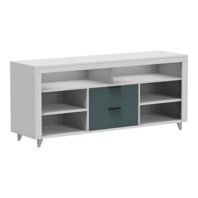 China Modern Optional LED Living Room Furniture LED Optional Media Center Entertainment Console TV Table TV Stand TV Stand for sale
