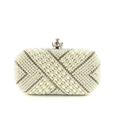 China Banquet Handbags Casual Luxury Beading Embroidery Bridal Handbags for sale