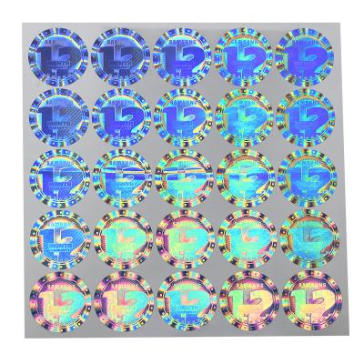 China Holographic P-Flat Vine Hologram Labels /Security Paper Paper A3 Holographic Sticker Paper Inkjet Wtih Or Without Hot Stamping for sale