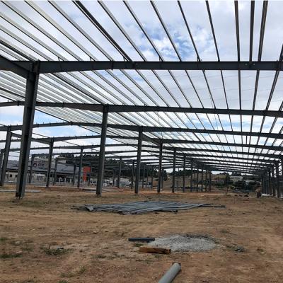 China Prefabricated Steel Structure Warehouse Hall Workshop, Pre-Engineered Hangar Buildings Steel Shed Construction for sale
