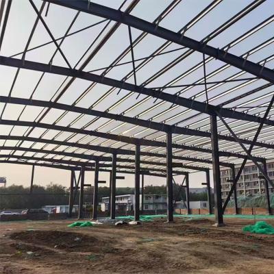 China Steel Structure Large Span Metal Building Industrial Warehouse Workshop Self Storage Steel Building Hangar Garage Aircraft for sale