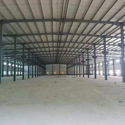 China custom gold galvanized light building Prefabricated large span Steel Structural Design for sale